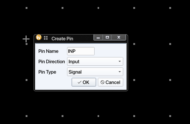 Creating a symbol pin